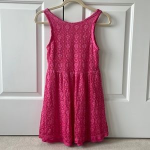 Pretty in pink wearable & washable flower dress. Perfect for Spring Summer